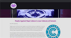 Desktop Screenshot of peopleagainstrapeculture.org