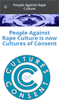 Mobile Screenshot of peopleagainstrapeculture.org